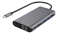 Deltaco USB-C 3.1 Gen 1 telakointiasema, USBC-HDMI19