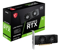 MSI Nvidia GeForce RTX 3050 6 Gt OC Full/Low Profile PCIe näytönohjain