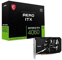 MSI Nvidia GeForce RTX 4060 Aero ITX 8 Gt OC PCIe näytönohjain