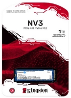 Kingston NV3 1000 Gt PCIe NVMe M.2 2280 SSD